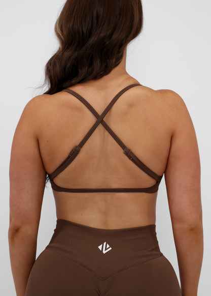 Envy Seamless Sports Bra - COFFEE