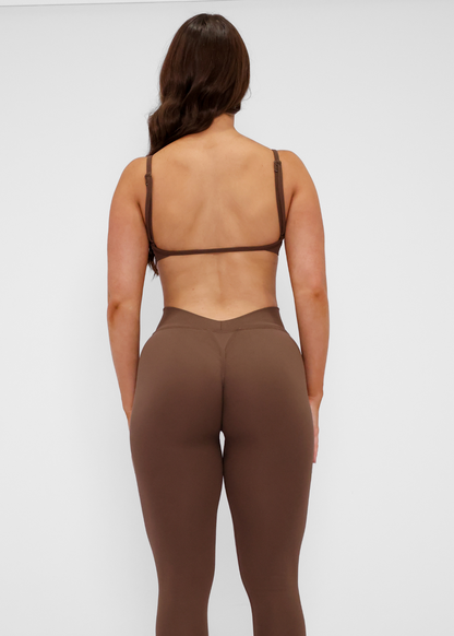 Envy Seamless Sports Bra - COFFEE