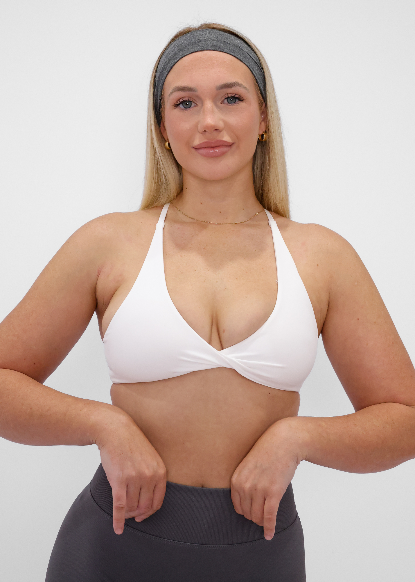 Luna Sports Bra - WHITE