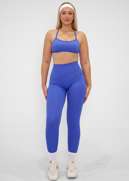 V-Figure Leggings - COBALT